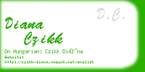 diana czikk business card